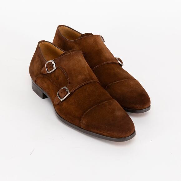 Magnanni Men Markel Double Monk Strap Shoes Size 8 US main image 4